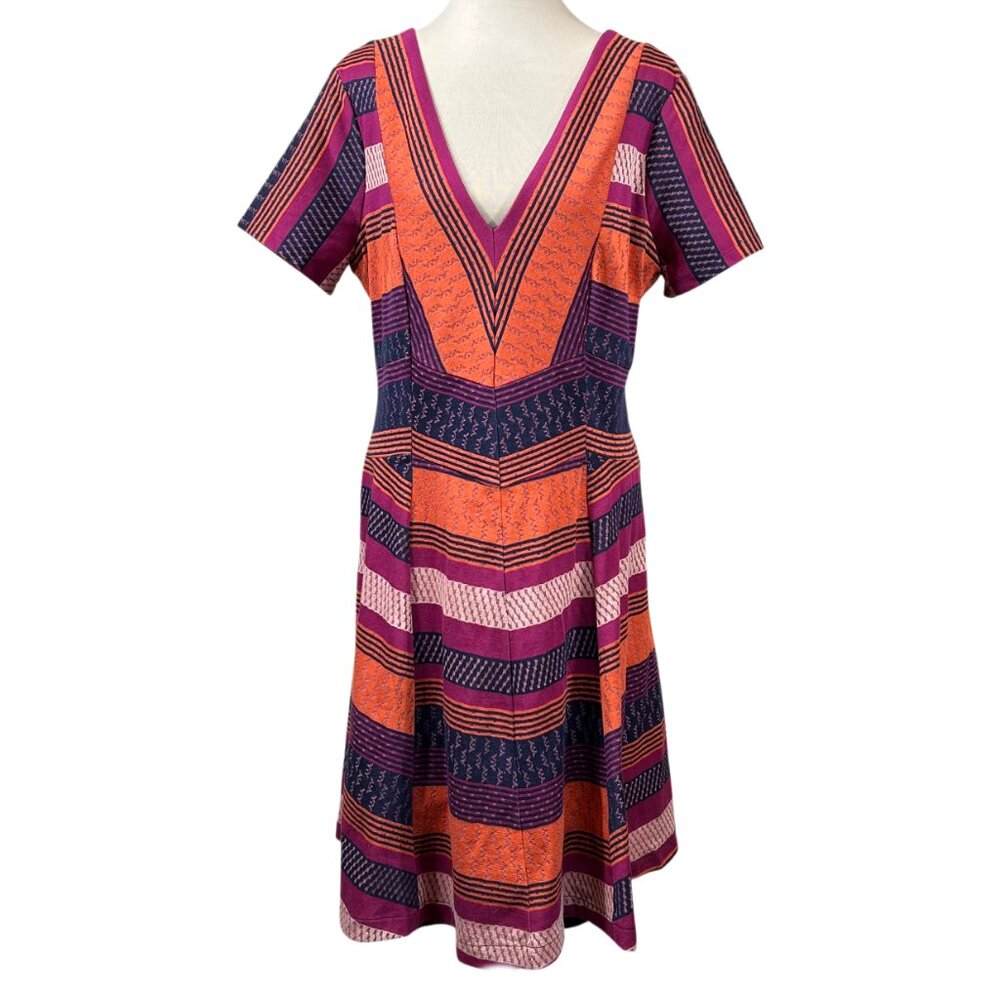 Anthropologie NWT HD in Paris Burbank Multicolor Knit Dress Size XL